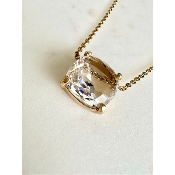 Kate Spade New York cushion cubic zirconia pendant necklace - Picture 3 of 5